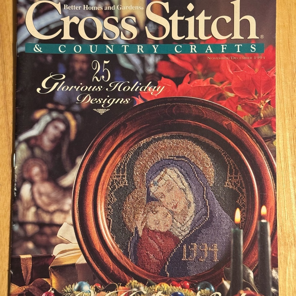 Cross Stitch & Country Crafts Better Homes and Gardens Magazine Nov/Dec 1994‎